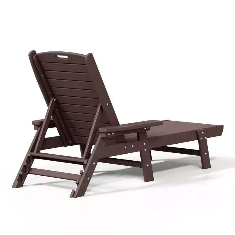 WestinTrends Chaise longue d'extérieur Adirondack pour patio, jardin, piscine (lot de 2)