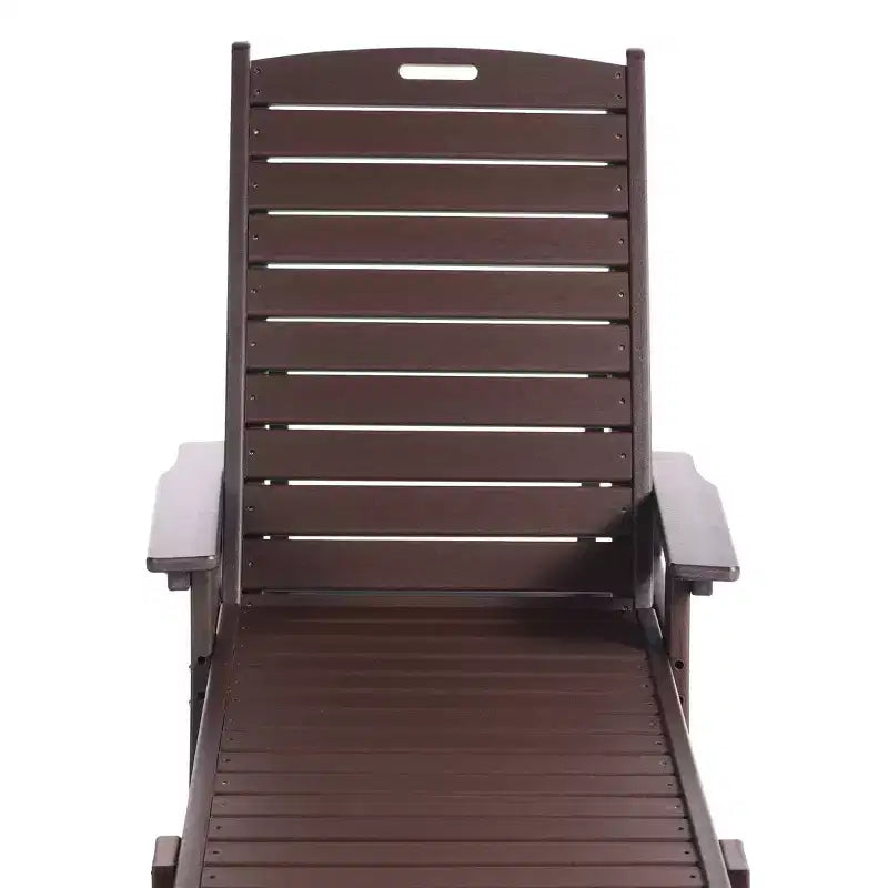 WestinTrends Chaise longue d'extérieur Adirondack pour patio, jardin, piscine (lot de 2)