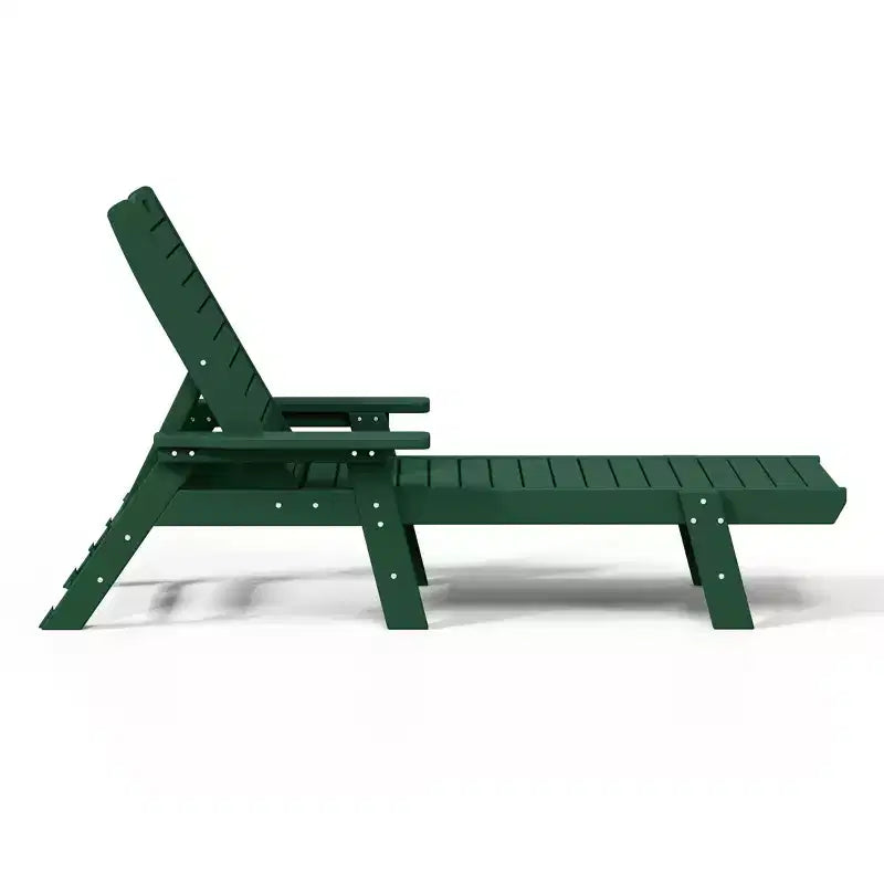 WestinTrends Chaise longue d'extérieur Adirondack pour patio, jardin, piscine (lot de 2)