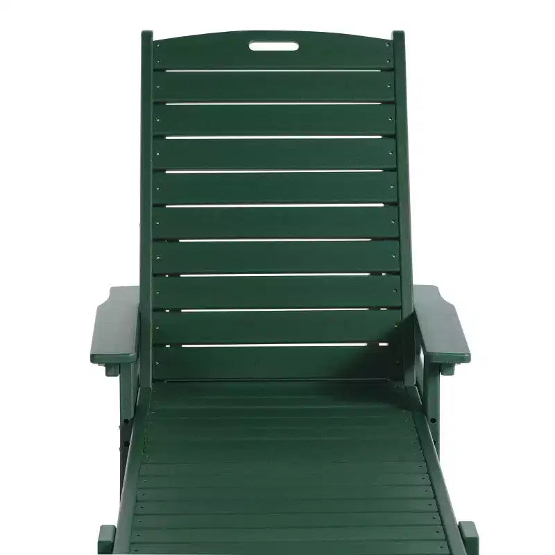 WestinTrends Chaise longue d'extérieur Adirondack pour patio, jardin, piscine (lot de 2)