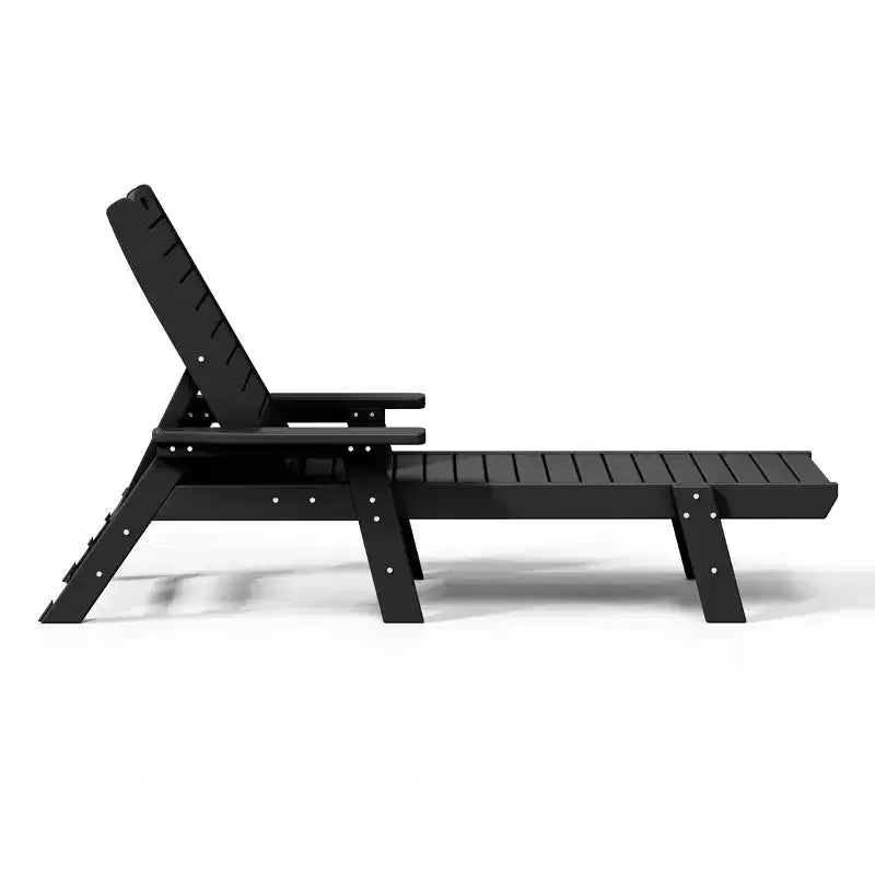 WestinTrends Chaise longue d'extérieur Adirondack pour patio, jardin, piscine (lot de 2)