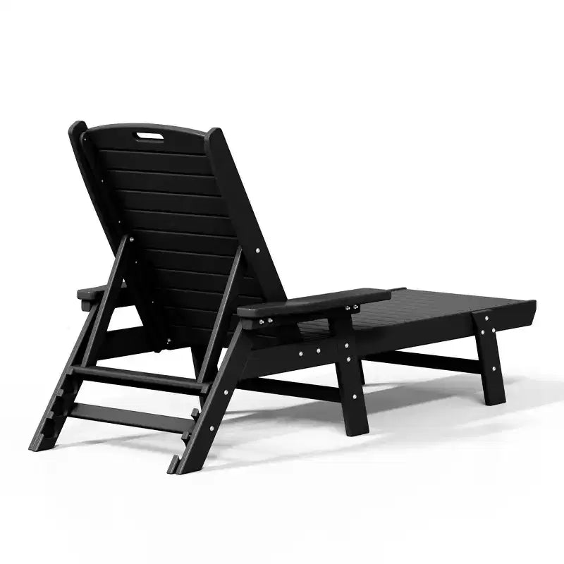 WestinTrends Chaise longue d'extérieur Adirondack pour patio, jardin, piscine (lot de 2)