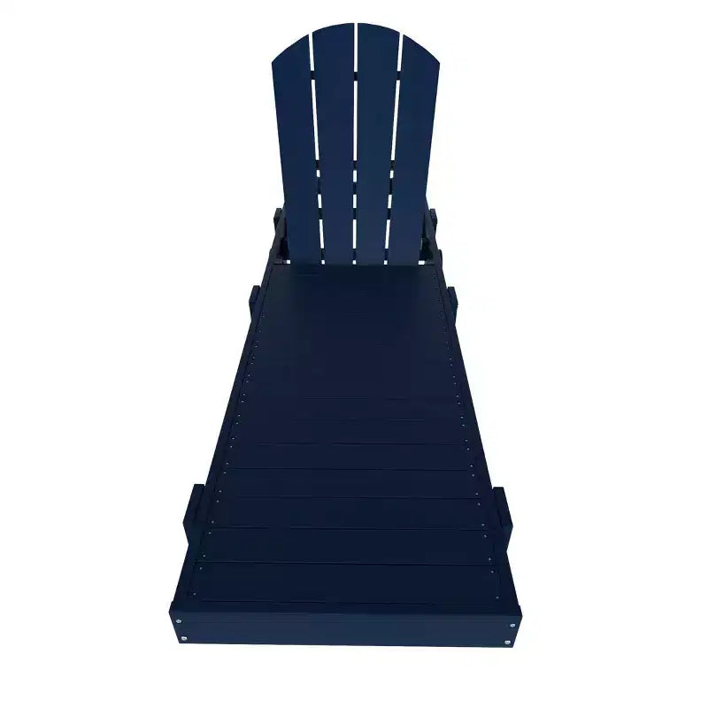 WestinTrends Malibu Sdraio reclinabile con ruote in poly Adirondack