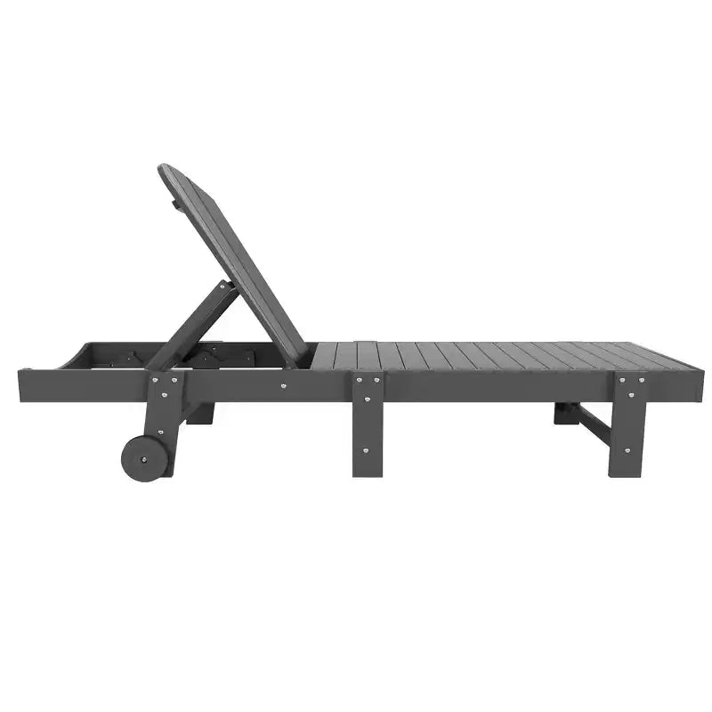 WestinTrends Malibu Sdraio reclinabile con ruote in poly Adirondack