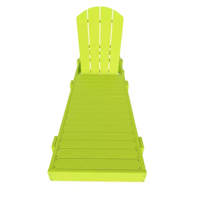 WestinTrends Malibu Sdraio reclinabile con ruote in poly Adirondack