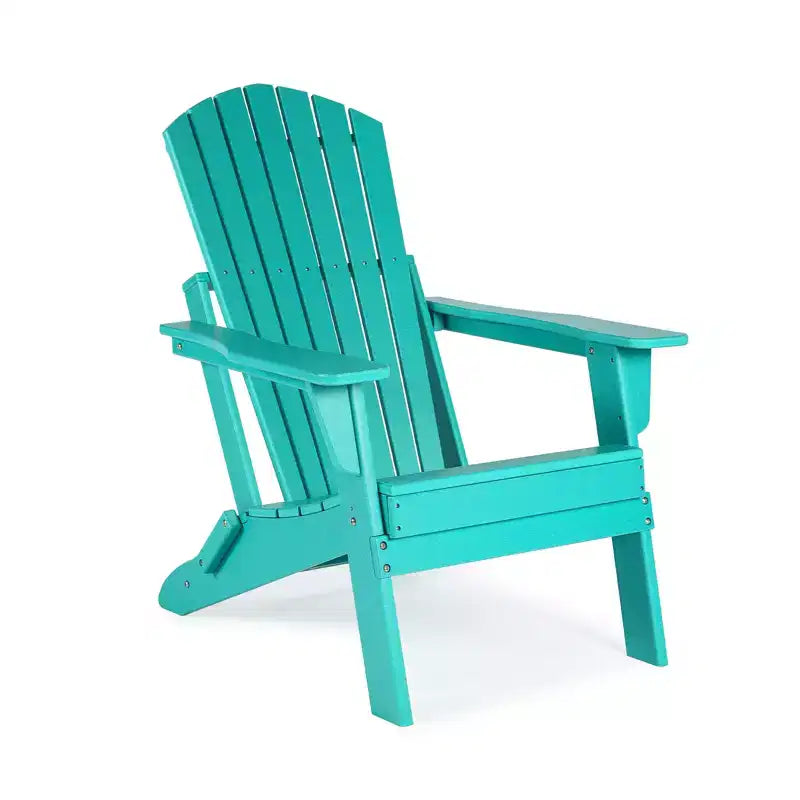 Aoodor Sedia Pieghevole Adirondack in HDPE per Esterni, Resistente alle Intemperie, per Patio, Giardino, Cortile, Prato, Focolare