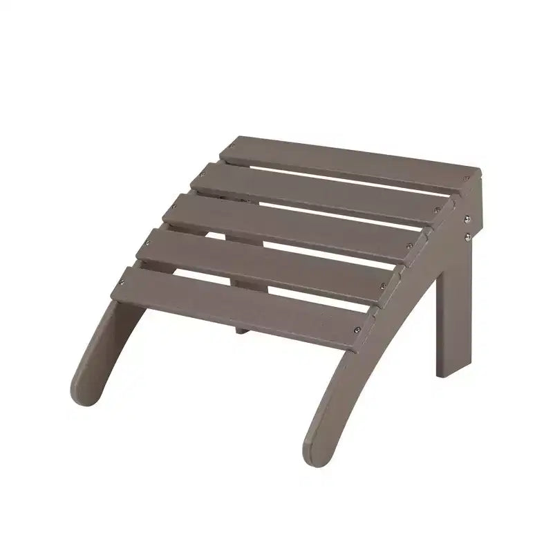 Aoodor Ottomana Adirondack da Esterno, Ottomana per Sedia Adirondack in HDPE, Resistente alle Intemperie per Patio, Portico, Cortile, Giardino, Prato, Terrazza
