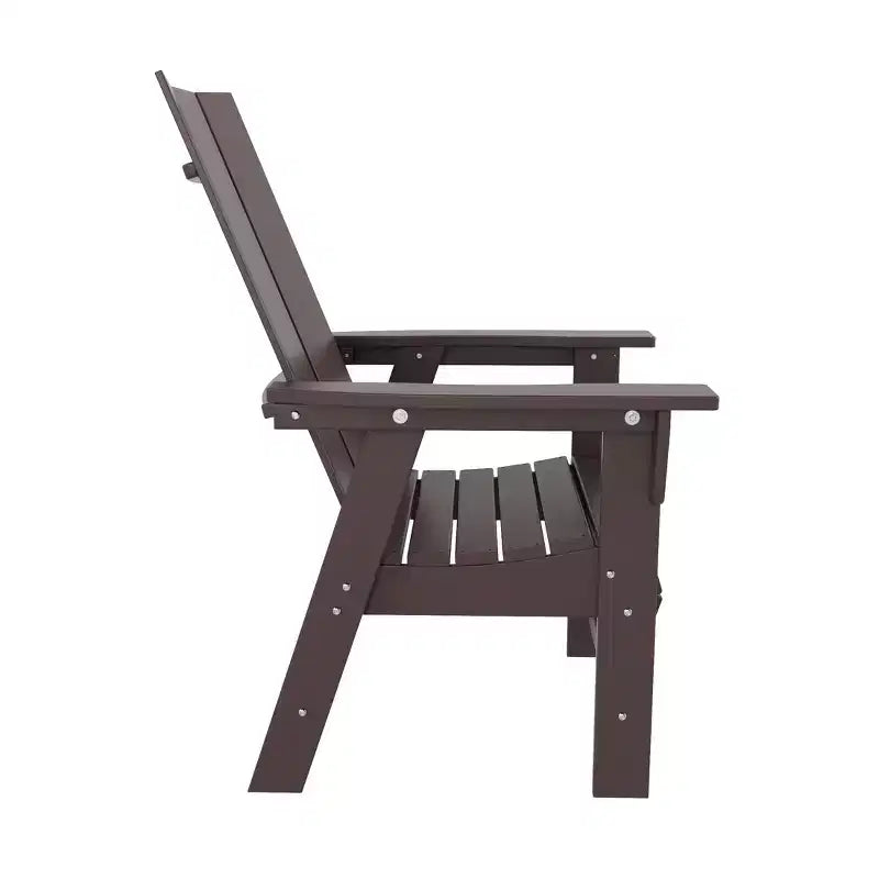 WestinTrends Sedia da pranzo moderna Adirondack per esterni, resistente alle intemperie