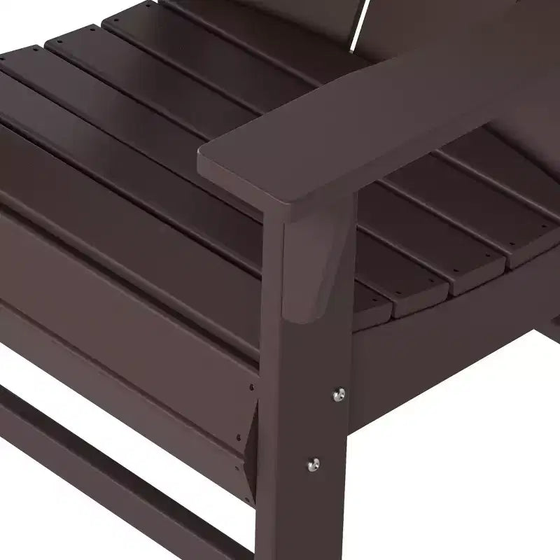 WestinTrends Sedia da pranzo moderna Adirondack per esterni, resistente alle intemperie