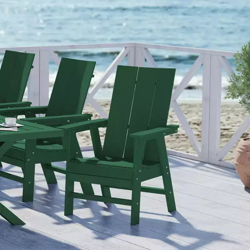 WestinTrends Sedia da pranzo moderna Adirondack per esterni, resistente alle intemperie