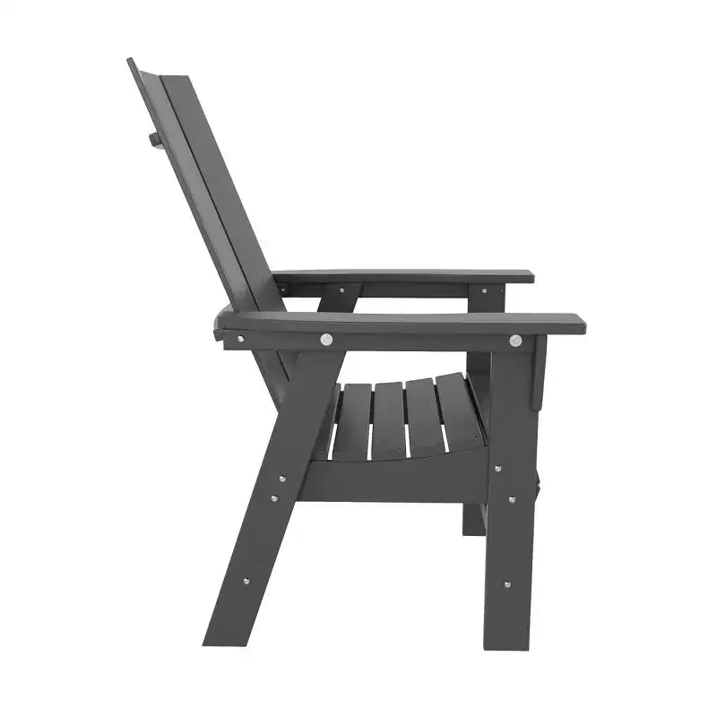 WestinTrends Sedia da pranzo moderna Adirondack per esterni, resistente alle intemperie