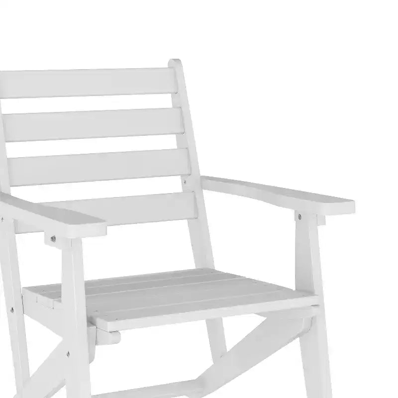Merrick Lane Sedia Adirondack da Interno/Esterno con Portabicchieri Pieghevole, Sedia Adirondack in HDPE Riciclato Resistente a Tutte le Condizioni Atmosferiche