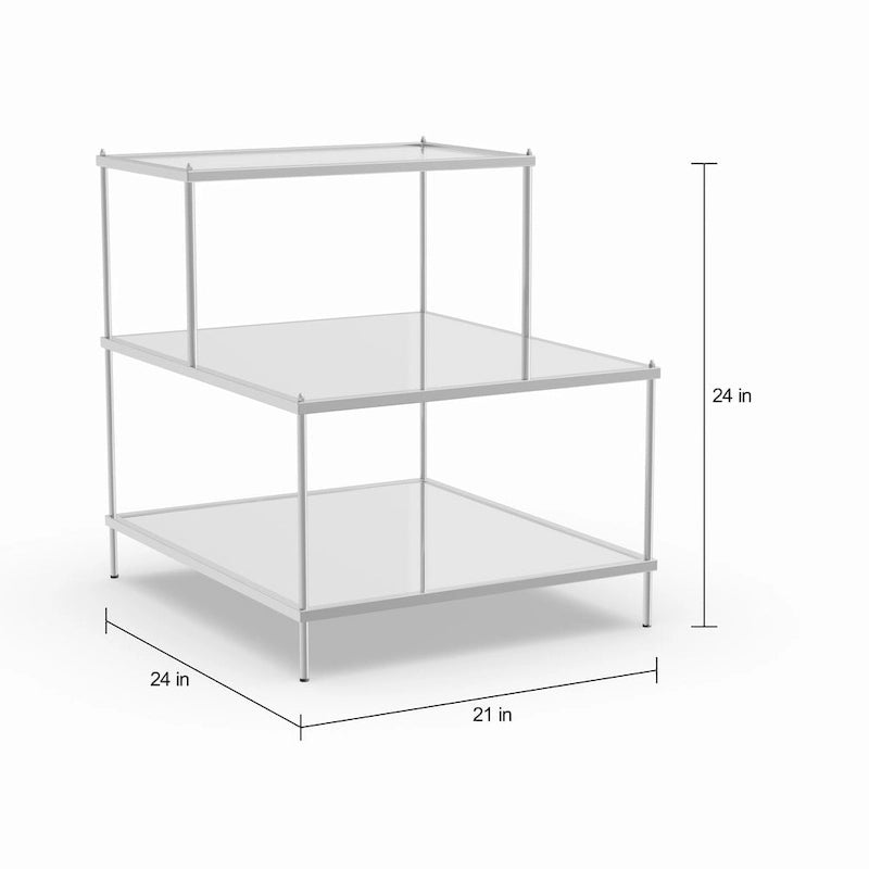 Tavolino da salotto specchiato Grant Glam di SEI Furniture