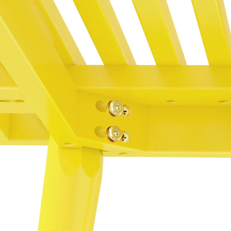 Panca da Ingresso Singola in Legno Mid-Century Plank and Beam - 41,3 L x 16,5 P x 17,5 H