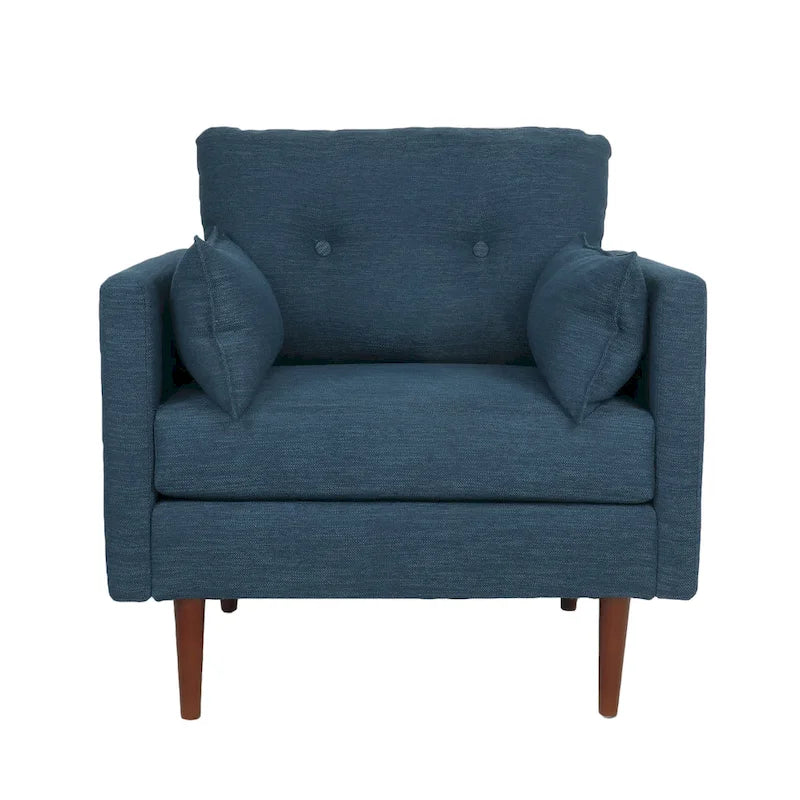 Poltrona "Tufted Club" Symonds con cuscini decorativi, di Christopher Knight Home