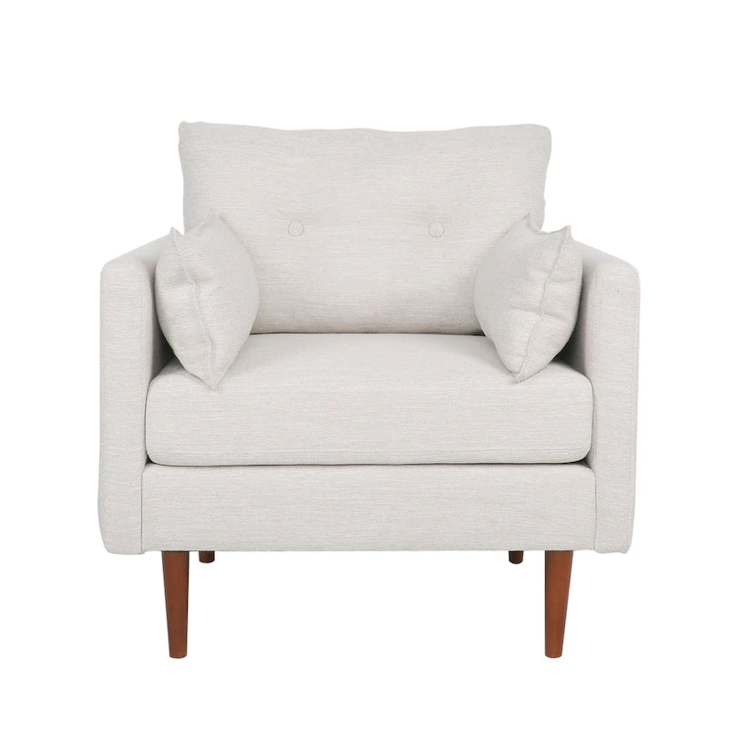 Poltrona "Tufted Club" Symonds con cuscini decorativi, di Christopher Knight Home