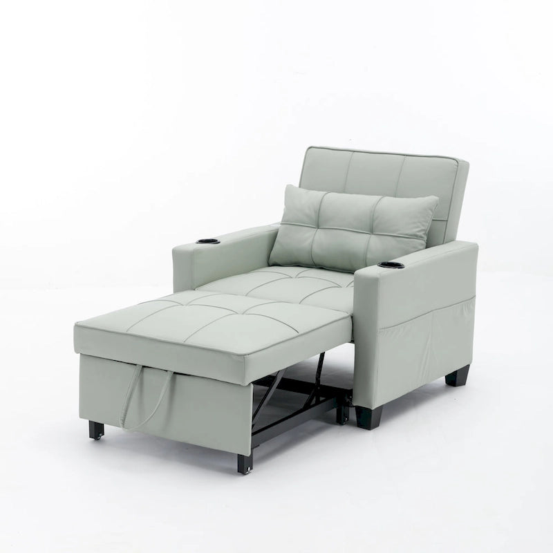 Poltrona letto 3 in 1 a scomparsa convertibile con porta USB - 34,26 x 68,12 x 33,08