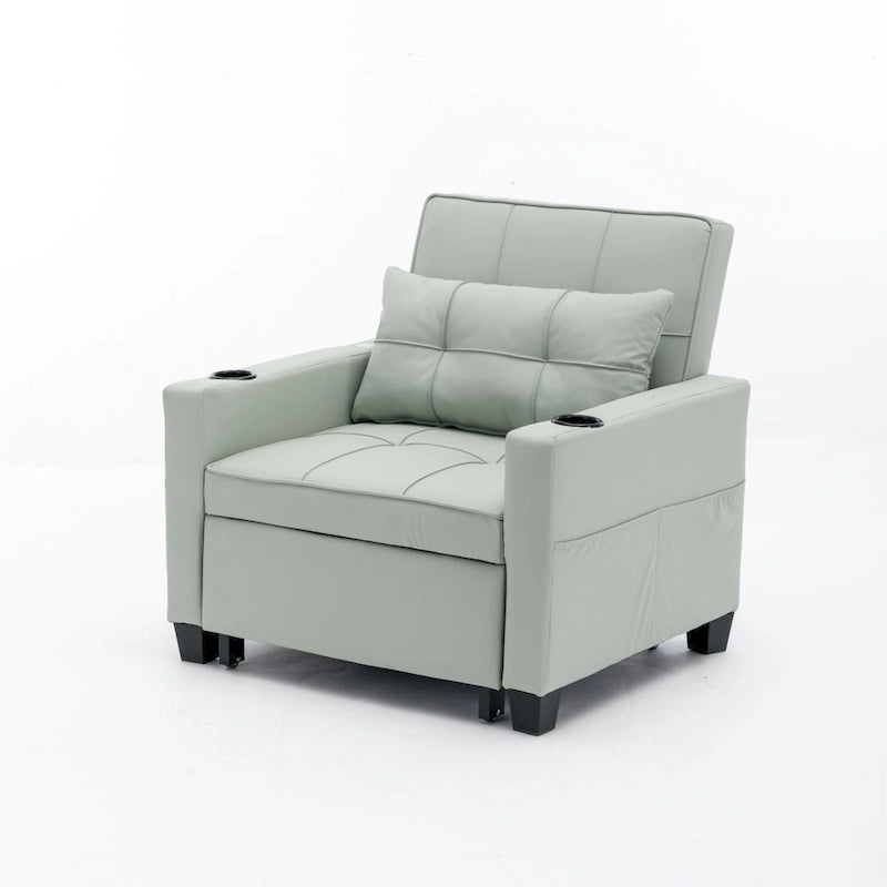 Poltrona letto 3 in 1 a scomparsa convertibile con porta USB - 34,26 x 68,12 x 33,08