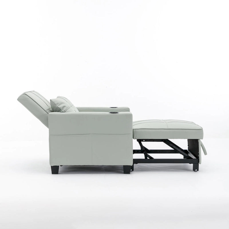 Poltrona letto 3 in 1 a scomparsa convertibile con porta USB - 34,26 x 68,12 x 33,08