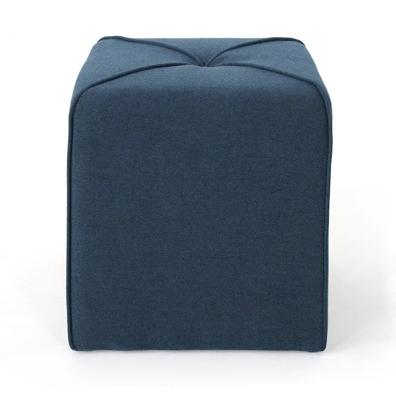 Pouf quadrato in tessuto Kenyon di Christopher Knight Home