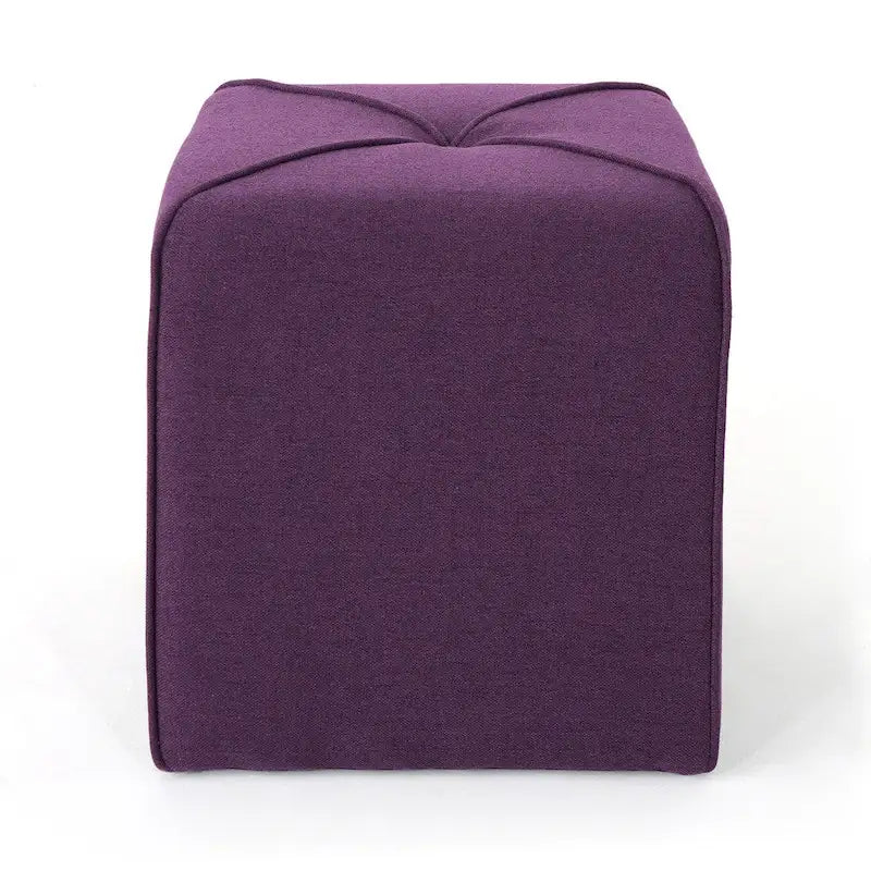 Pouf quadrato in tessuto Kenyon di Christopher Knight Home