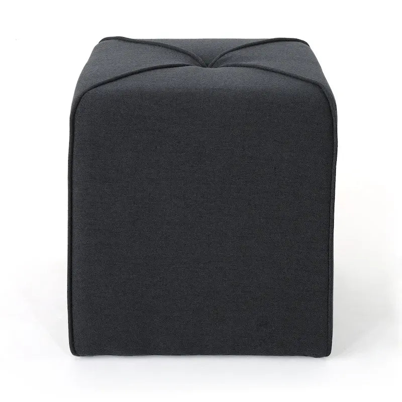 Pouf quadrato in tessuto Kenyon di Christopher Knight Home