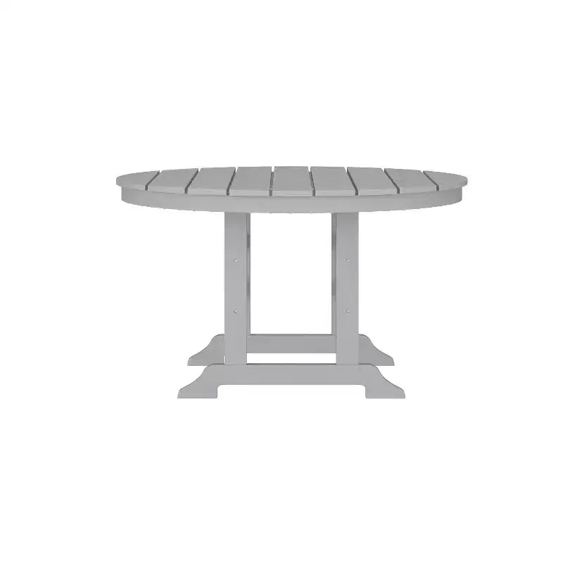 Tavolo e sedie Adirondack Merrick Lane 5 pz con portabicchieri a scomparsa in HDPE riciclato