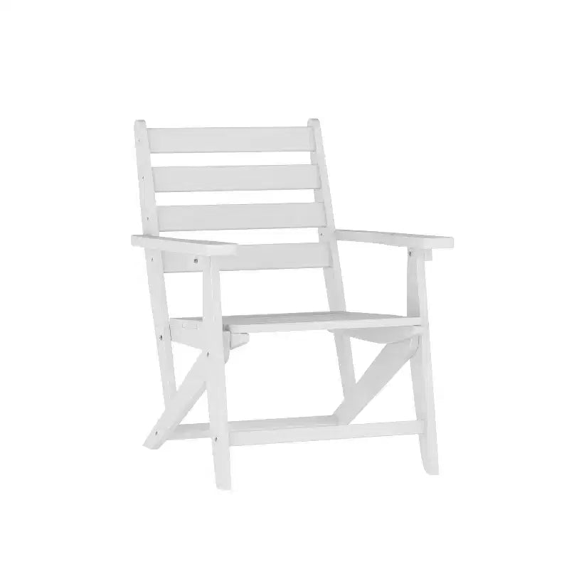 Tavolo e sedie Adirondack Merrick Lane 5 pz con portabicchieri a scomparsa in HDPE riciclato