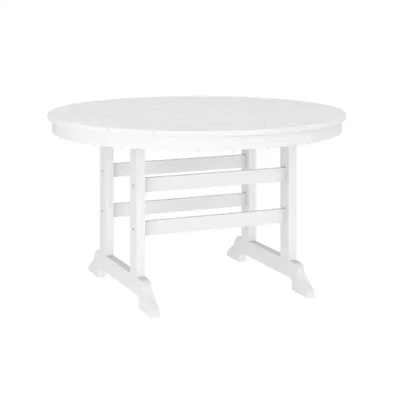 Tavolo e sedie Adirondack Merrick Lane 5 pz con portabicchieri a scomparsa in HDPE riciclato
