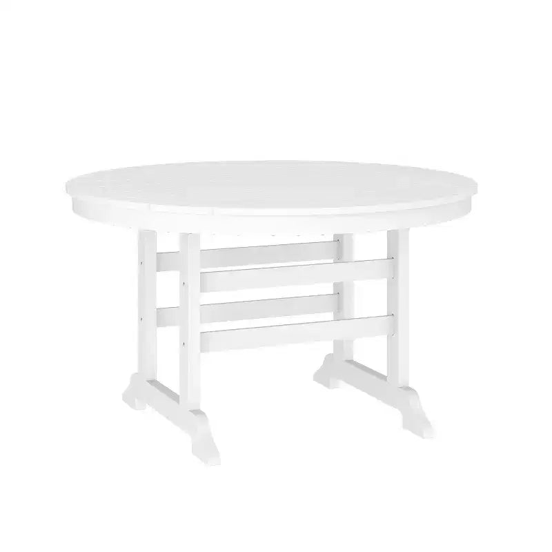 Tavolo e sedie Adirondack Merrick Lane 5 pz con portabicchieri a scomparsa in HDPE riciclato