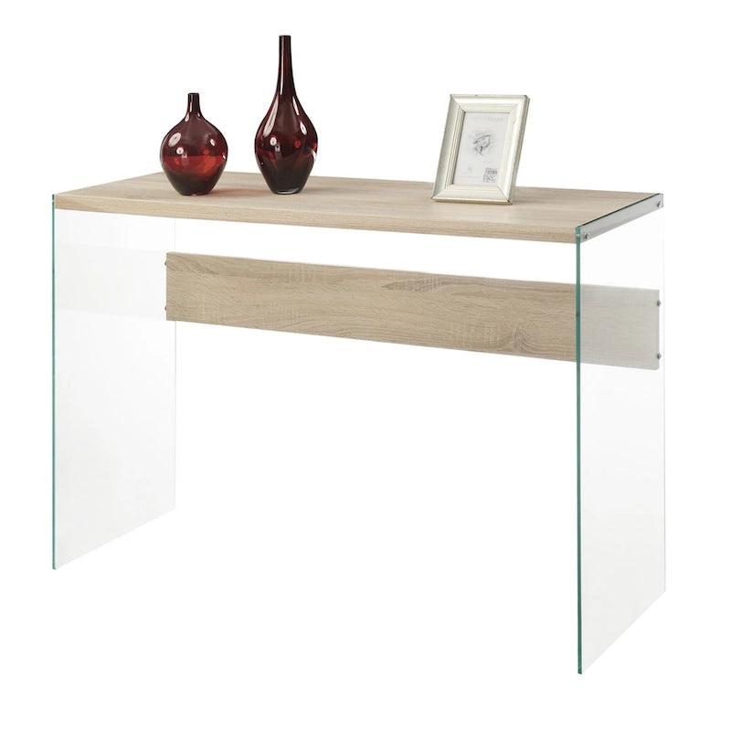 Convenience Concepts SoHo Tavolo Console/Scrivania in Vetro