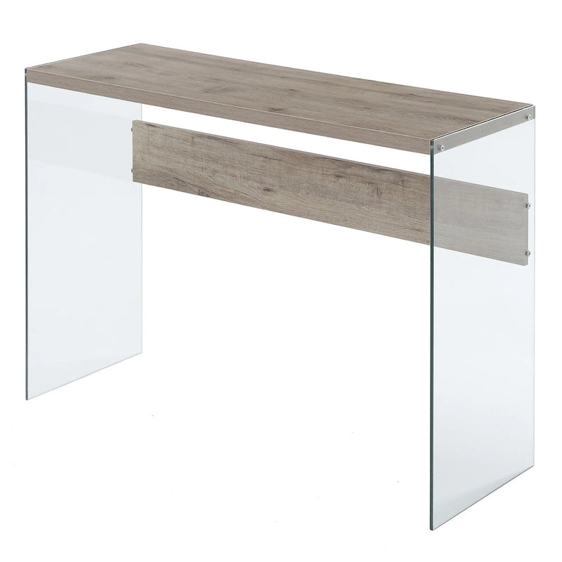 Convenience Concepts SoHo Tavolo Console/Scrivania in Vetro