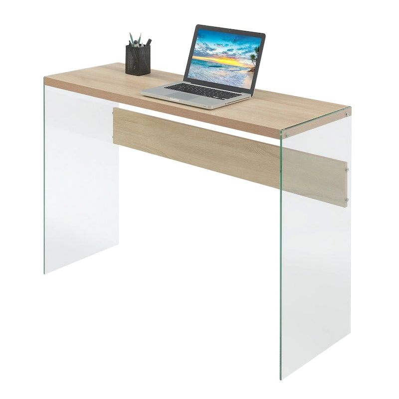 Convenience Concepts SoHo Tavolo Console/Scrivania in Vetro
