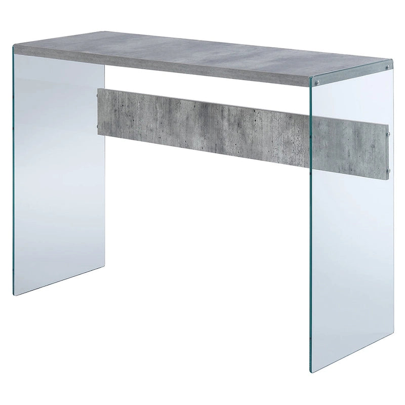 Convenience Concepts SoHo Tavolo Console/Scrivania in Vetro