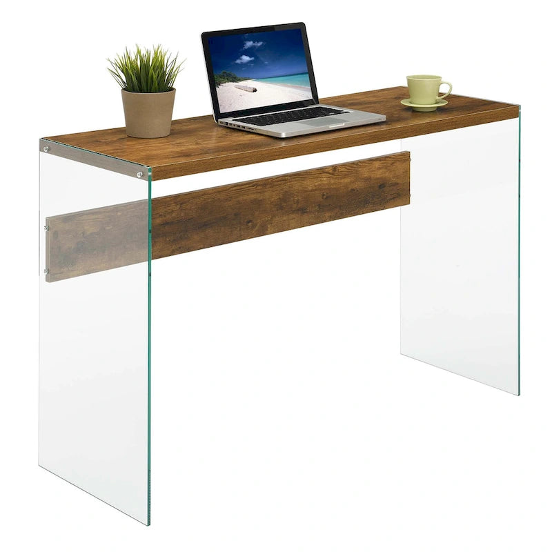 Convenience Concepts SoHo Tavolo Console/Scrivania in Vetro