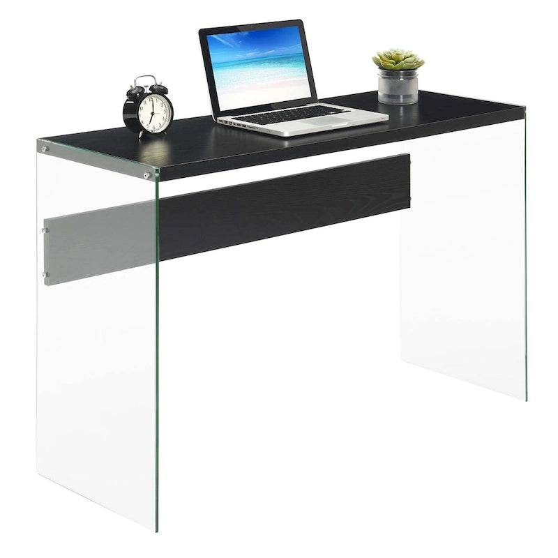 Convenience Concepts SoHo Tavolo Console/Scrivania in Vetro