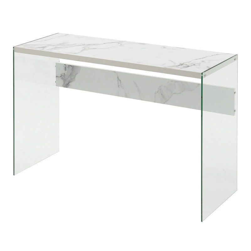 Convenience Concepts SoHo Tavolo Console/Scrivania in Vetro