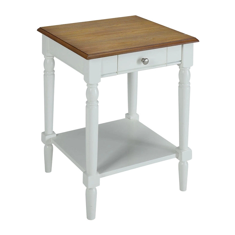 Convenience Concepts Tavolino da divano/letto a 1 cassetto con ripiano French Country