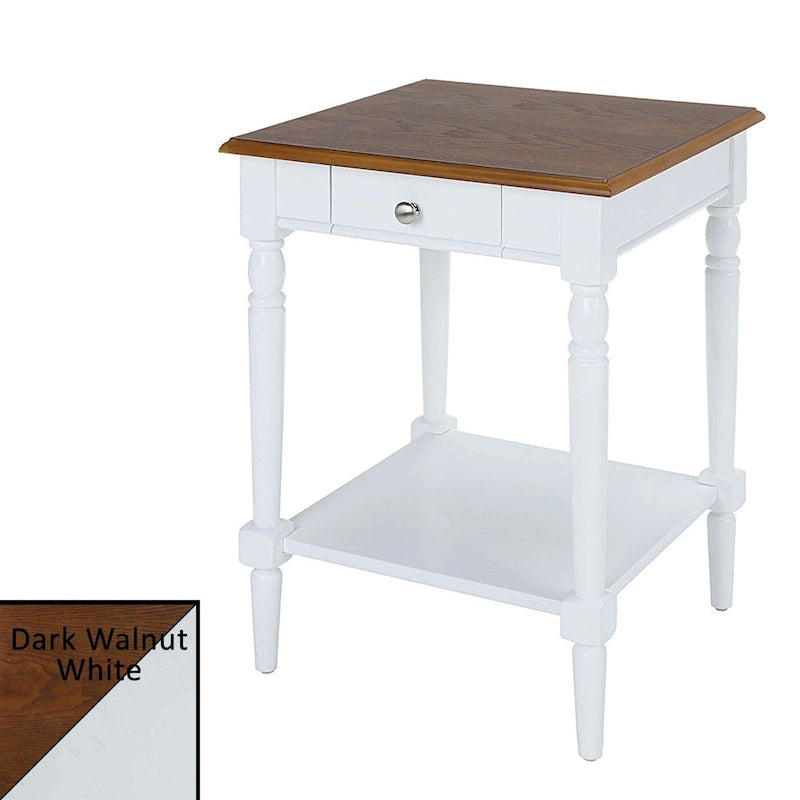 Convenience Concepts Tavolino da divano/letto a 1 cassetto con ripiano French Country