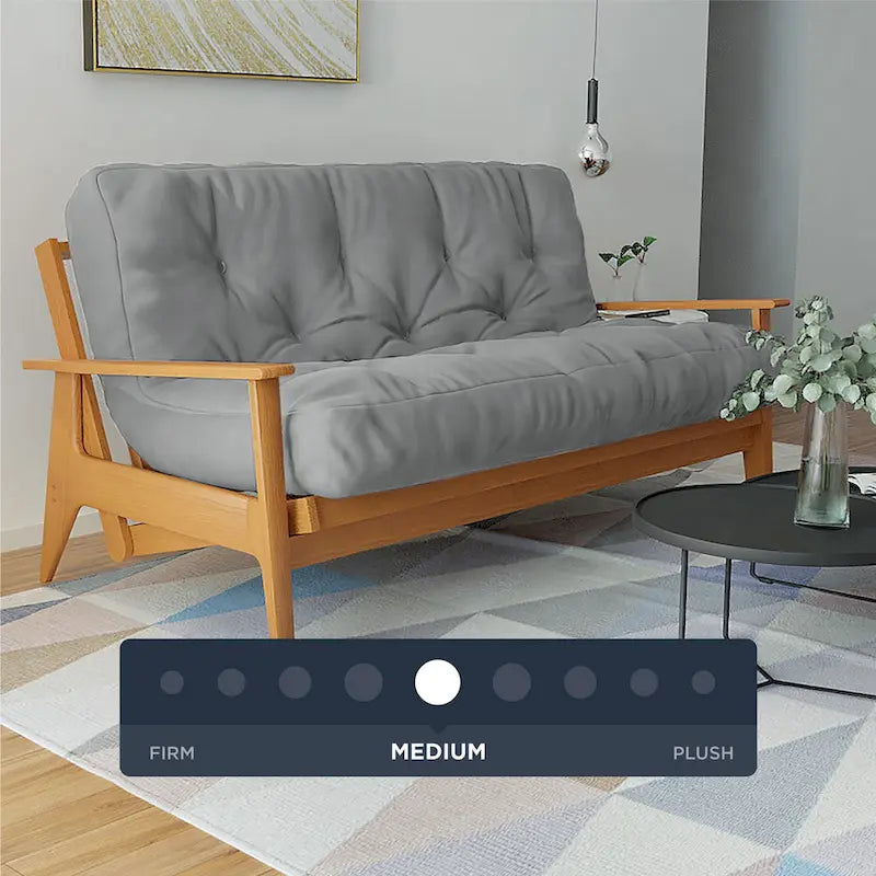Materasso futon in memory gel Loosh Home 8, misura doppia