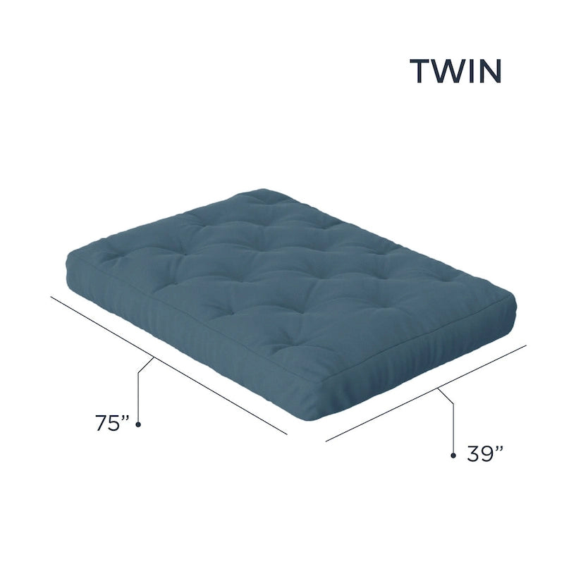 Materasso futon in memory gel Loosh Home 8, misura doppia