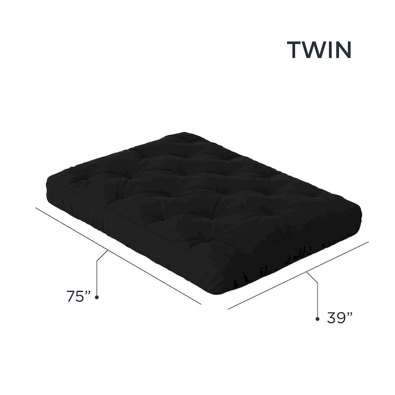 Materasso futon in memory gel Loosh Home 8, misura doppia