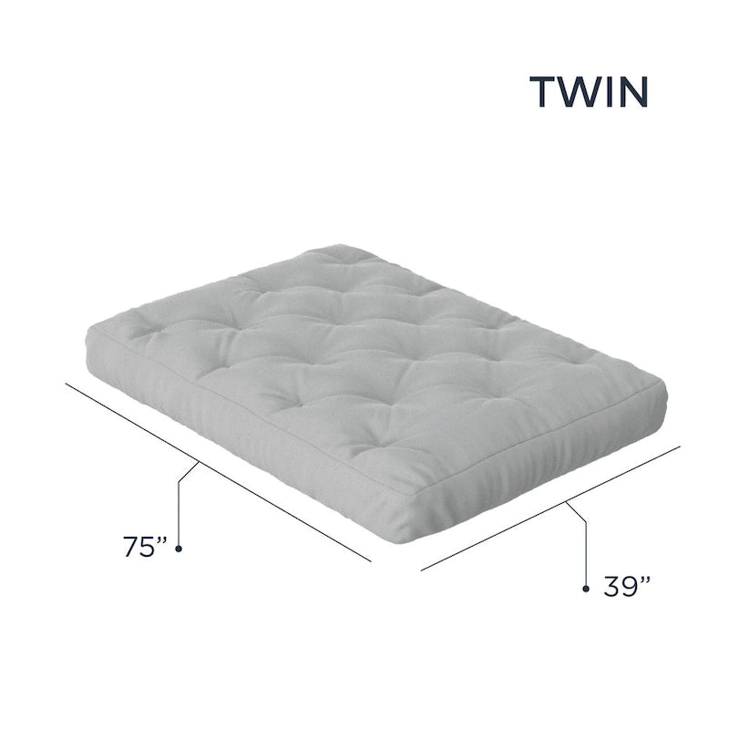 Materasso futon in memory gel Loosh Home 8, misura doppia