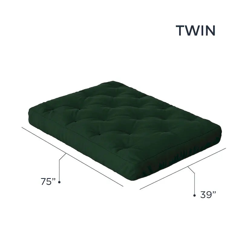 Materasso futon in memory gel Loosh Home 8, misura doppia