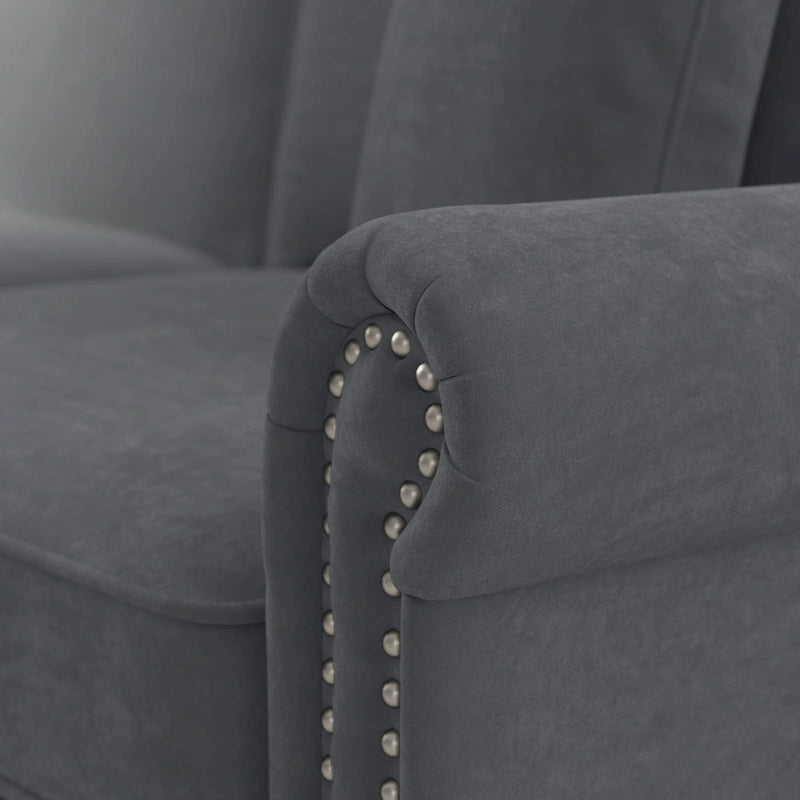 Poltrona con poggiapiedi Coventry di Bush Furniture