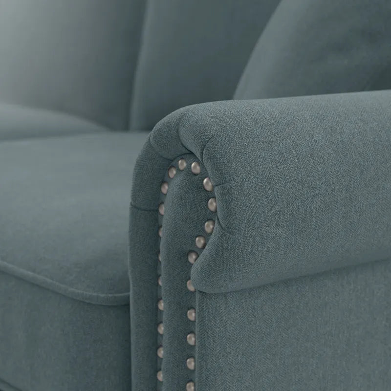 Poltrona con poggiapiedi Coventry di Bush Furniture