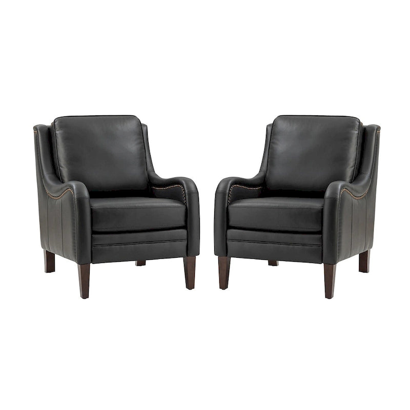 Pascual Poltrona da Salotto Comfy Set da 2 con Gambe in Legno Massello