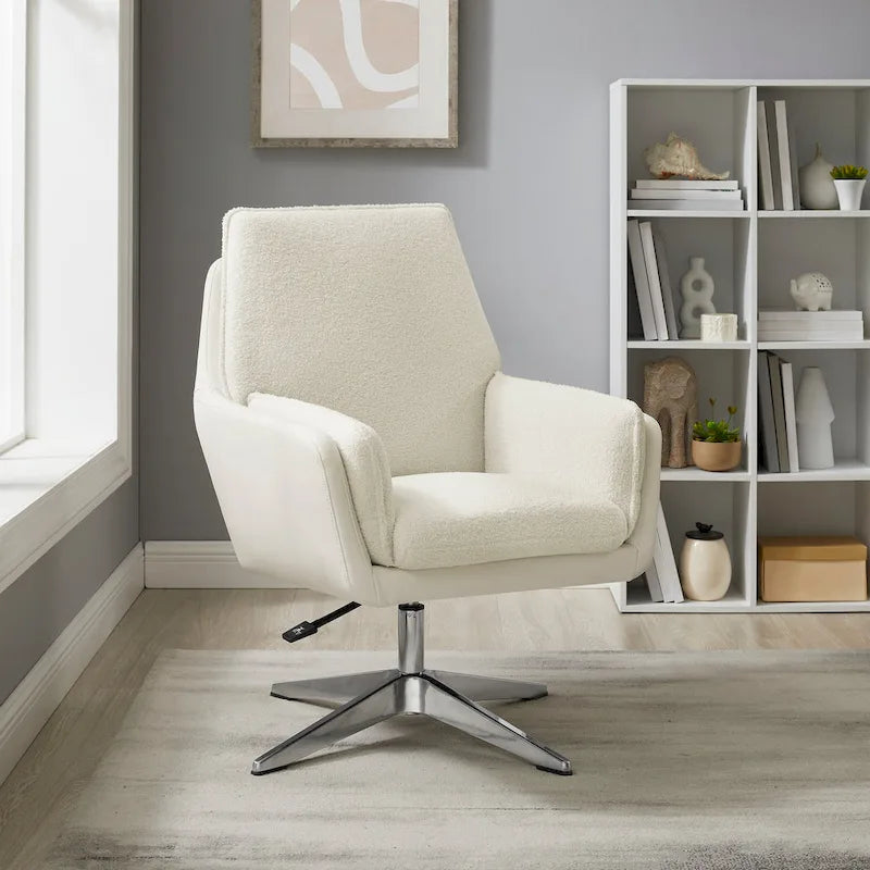 Sedia Sherpa Marcia Swivel Sedia d'Accento