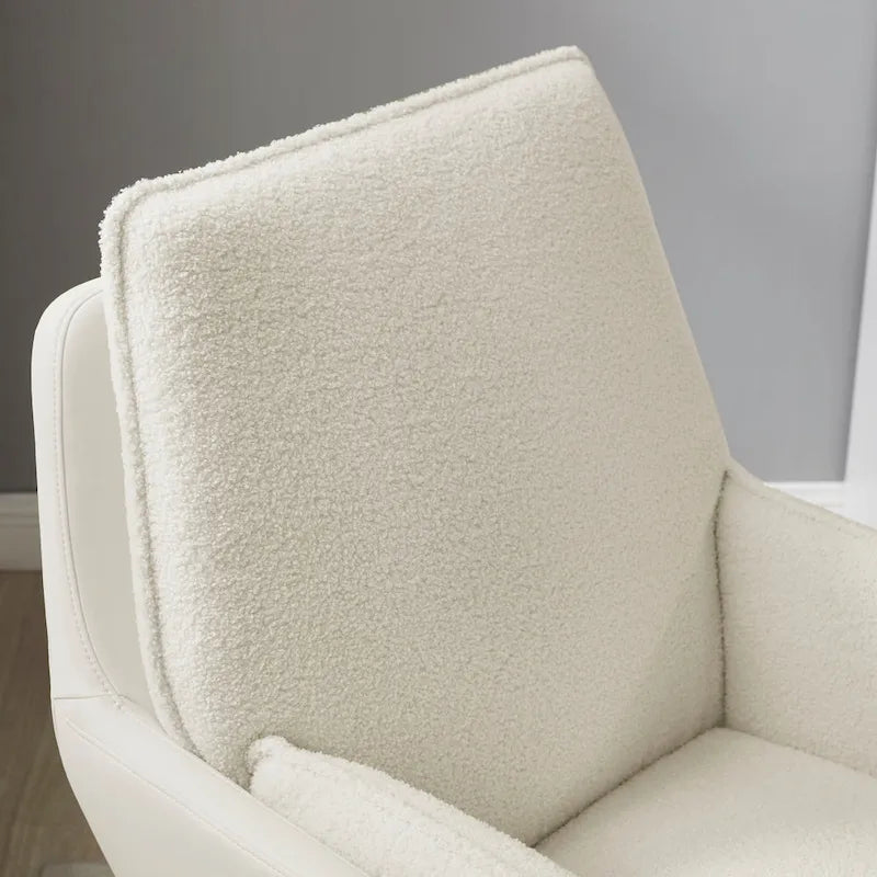 Sedia Sherpa Marcia Swivel Sedia d'Accento