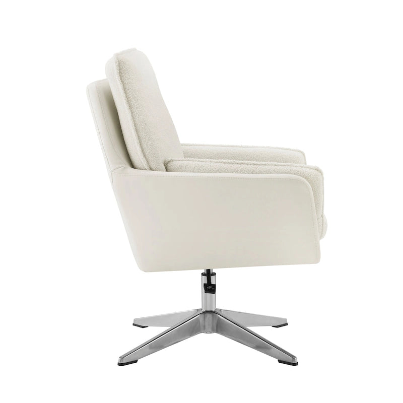 Sedia Sherpa Marcia Swivel Sedia d'Accento
